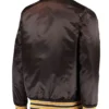 San Diego Padres Brown Full Snap Jacket Back