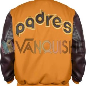 San Diego Padres Varsity Wool Jacket back