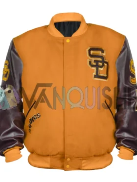 San Diego Padres Varsity Wool Jacket front