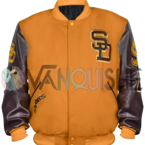 San Diego Padres Varsity Wool Jacket front