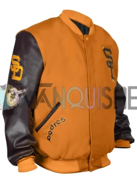 San Diego Padres Varsity Wool Jacket right