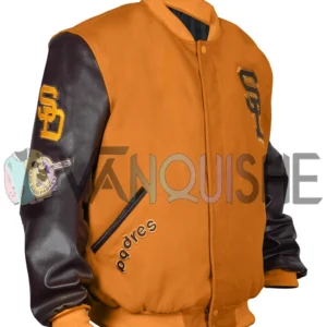 San Diego Padres Varsity Wool Jacket right