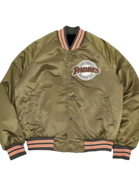 San Diego Padres Vintage Full Snap Bomber Jacket