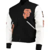 San Francisco Giants Black And White Wool Varsity Jacket