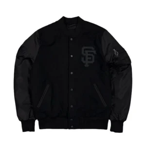 San Francisco Giants Black Ma 1 Bomber Jacket