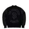 San Francisco Giants Black Ma 1 Bomber Jacket Back