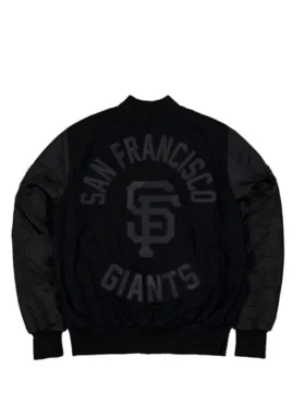 San Francisco Giants Black Ma 1 Bomber Jacket Back