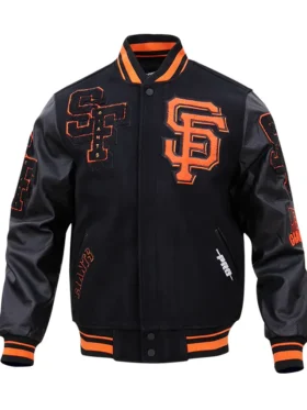 San Francisco Giants Letterman Wool Varsity Jacket