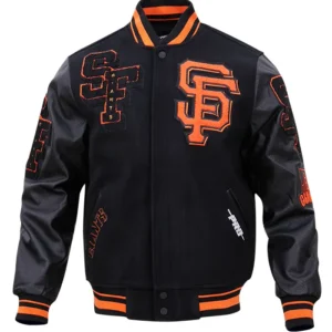 San Francisco Giants Letterman Wool Varsity Jacket