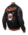 San Francisco Giants Letterman Wool Varsity Jacket Back