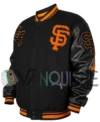 San Francisco Giants Letterman Wool Varsity Jacket left