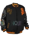 San Francisco Giants Letterman Wool Varsity Jacket right