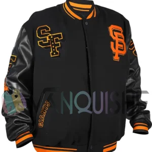 San Francisco Giants Letterman Wool Varsity Jacket right