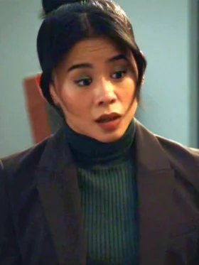 Sarah Franklin Matlock S01 Brown Blazer