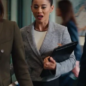 Sarah Franklin Matlock S01 Cropped Tweed Blazer