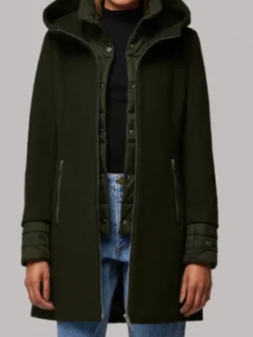 Sarah Franklin Matlock S01 Wool Coat For Sale