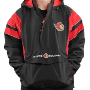 Schroeder NHL Ottawa Senators Black Pullover Jacket