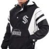 Seattle Kraken Black Anorak Starter Jacket