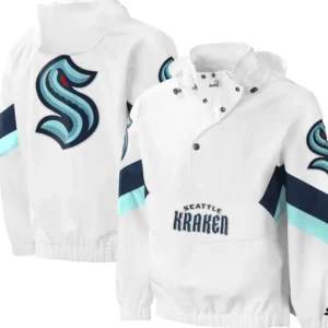 Seattle Kraken White Starter Anorak Jacket