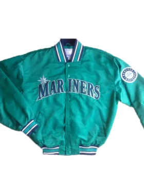 Seattle Mariners Green Vintage Starter Jacket