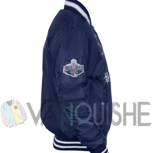 Seattle Mariners Satin Ma-1 Bomber Jacket