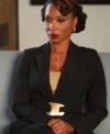 Shanola Hampton Found S02 Black Belted Blazer