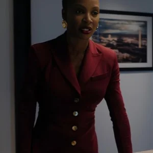Shanola Hampton Found S02 Maroon Blazer