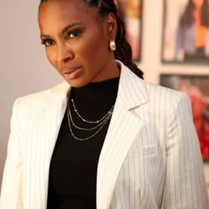 Shanola Hampton Found S02 Pinstriped Blazer For Sale