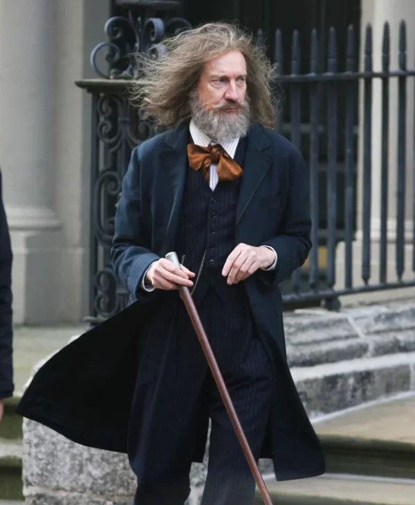 Sherlock Daughter S01 David Thewlis Blue Coat Front