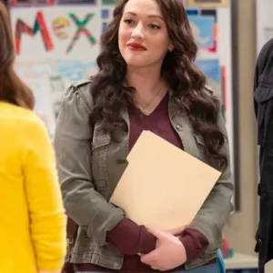 Shifting Gears Kat Dennings Green Jacket