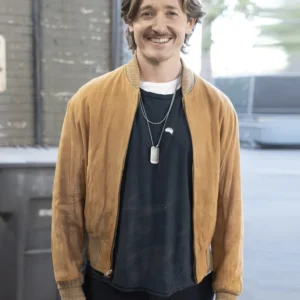 Shifting Gears S01 Lucas Neff Brown Bomber Jacket