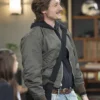 Shifting Gears S01 Lucas Neff Grey Bomber Jacket Front