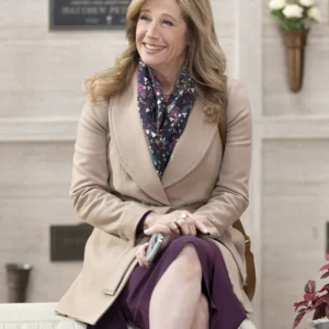 Shifting Gears S01 Nancy Travis Beige Coat Front