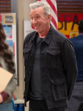 Shifting Gears S01 Tim Allen Black Cotton Jacket