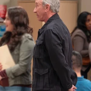 Shifting Gears S01 Tim Allen Black Cotton Jacket Back