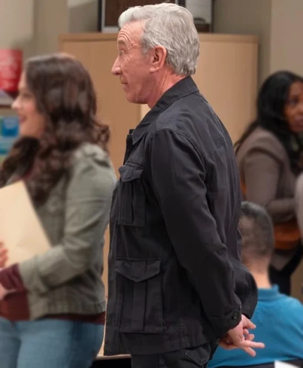 Shifting Gears S01 Tim Allen Black Cotton Jacket Back