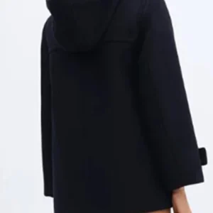 Shop Amy Schumer Kinda Pregnant Black Duffle Coat