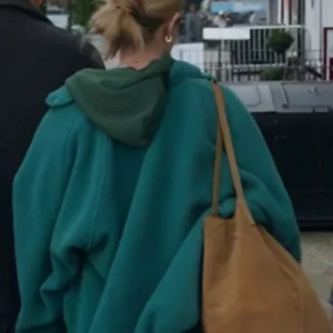 Shop Brianne Howey Kinda Pregnant Hooded Jacket