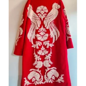 Shop Carrie Preston Elsbeth S02 Red Coat