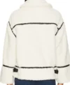 Shop Christina In The Country S02 Christina Hall White Sherpa Jacket