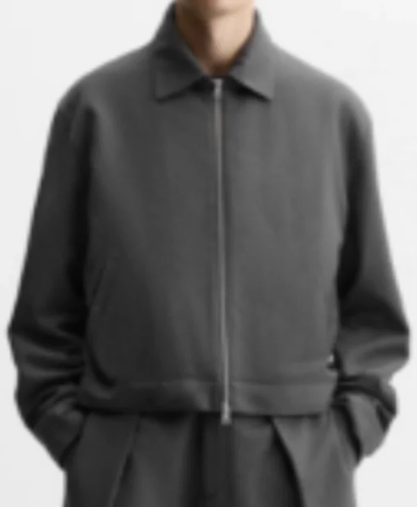 Shop Damian The Young And The Restless Grey Jacket