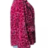 Shop High Potential S01 Kaitlin Olson Pink Leopard Print Jacket