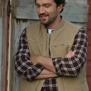 Shop Jake Foy The Wish Swap Brown Cotton Vest