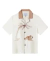 Shop Lalisa Manobal The White Lotus S03 Monkey Print Shirt