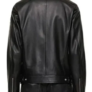 Shop Massimiliano Caiazzo My Family Leather Jacket