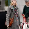 Shop Naomi Watts The Friend Grey Coat