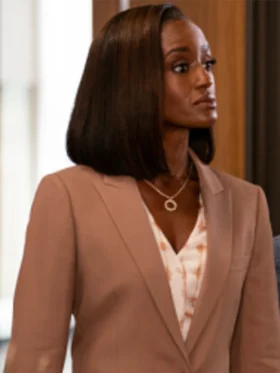 Shop Olympia Matlock S01 Suiting Tan Blazer