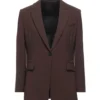 Shop Sarah Franklin Matlock S01 Brown Blazer