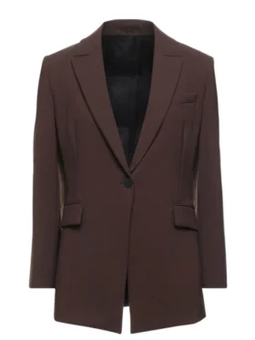 Shop Sarah Franklin Matlock S01 Brown Blazer
