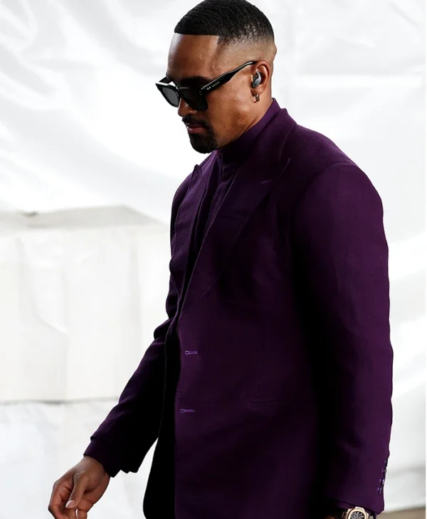 Shop Super Bowl 2025 Jalen Hurts Purple Suit